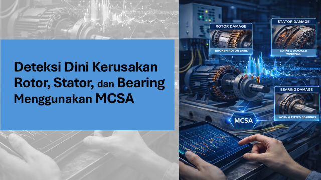 Deteksi Dini Kerusakan Rotor, Stator, dan Bearing Menggunakan Motor Current Signature Analysis